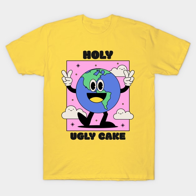 Holy Ugly Cake Ironic Ugly Cake Baking T-Shirt by TV Dinners